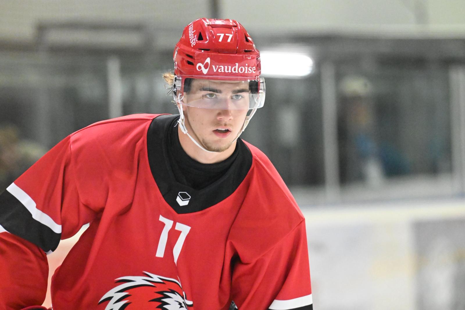 Photographie de hockey sur glace de Lucas Panchaud